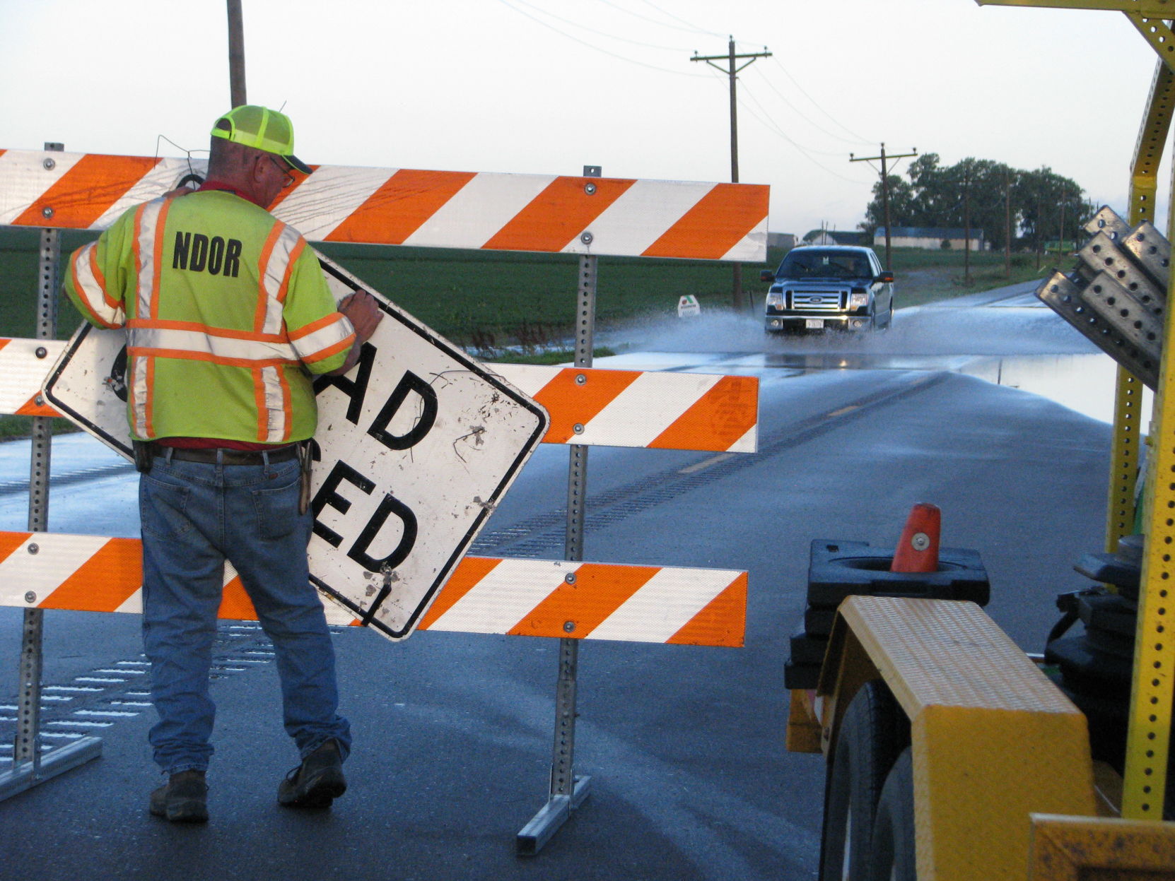 Hwy 30 closed due to flooding
